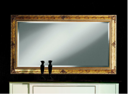 Wall mirror Wood Frame Hanging Mirror Golden Mirror Wall mirror Living room new