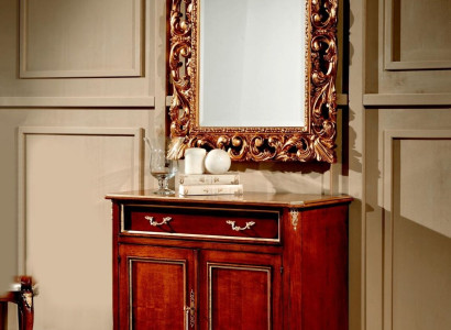 Design xxl large mirror wall mirror real wood frame hanging mirror luxury furniture