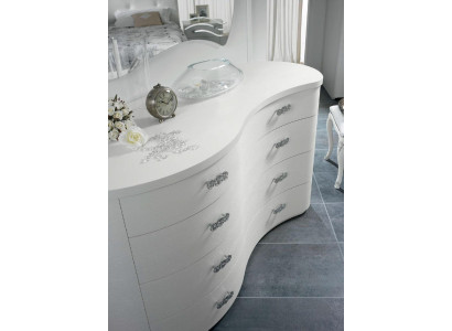 Chest of drawers White Italian Style Wood Furniture Chests of drawers Classic Furniture Design new