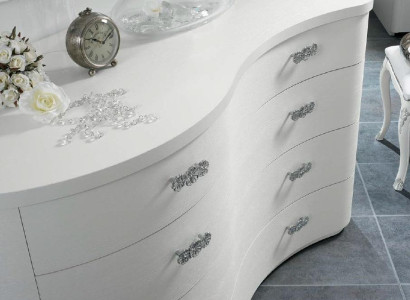 Chest of drawers White Italian Style Wood Furniture Chests of drawers Classic Furniture Design new