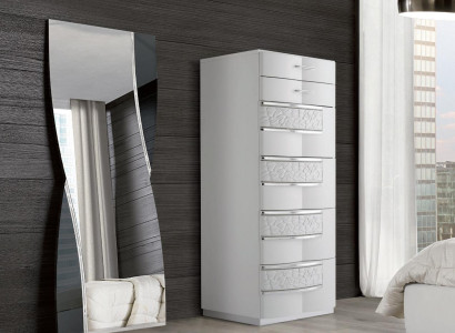 Chest of drawers Sideboard Chests of drawers 6 drawers tall cabinet Wardrobe Wood Furniture Italy