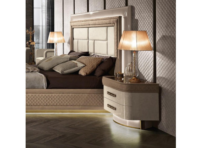 Bedroom Consoles Bedside table Side table Modern Design Furniture Wood Beige new