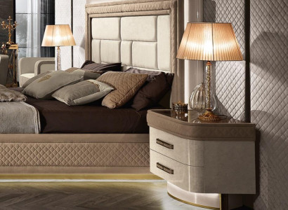 Bedroom Consoles Bedside table Side table Modern Design Furniture Wood Beige new