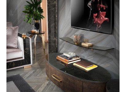 Modern Living Wall Living room Wall shelf Sideboard TV cabinet Shelf Walls Wardrobe 2pcs.