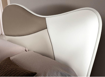 Luxury Double Bed frame e Bed White Double bed Leather Wood Modern Design new