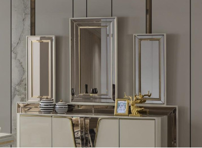 Sideboard Chest of drawers Living room Wood Modern Beige Luxury Cabinets Design