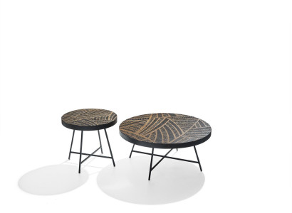 Design side coffee tables coffee table round tables black luxury 2 pieces