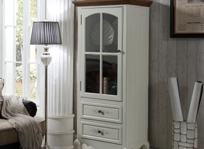 Sideboard Glass Wardrobe Chest of drawers High Cabinets Real Wood Furniture Chests of drawers Display case
