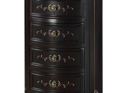 Design Chest of drawers Wardrobe Luxury Wood Round Chests of drawers Cabinets Shelf