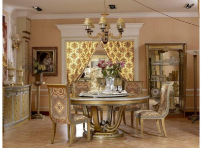 Dining room Designer Wood Chair 4 Chairs Set Suite Antique Style Baroque Rococo new