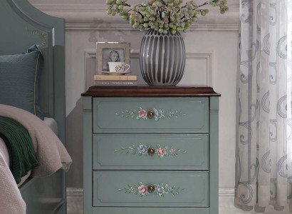 Bedside table nightstand nightstand chest of drawers drawer founder time old style