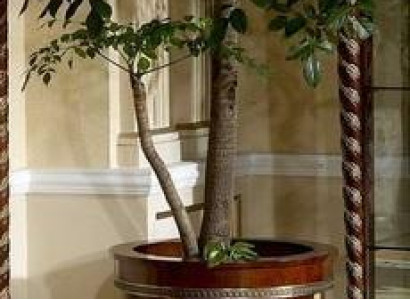 Handmade Wood Flower Pot Antique Style Plant Pot Series E26 Baroque Rococo