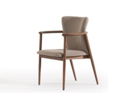 Dining room Chair Design Upholstery Fabric Textile Style Modern Recliner Armchair