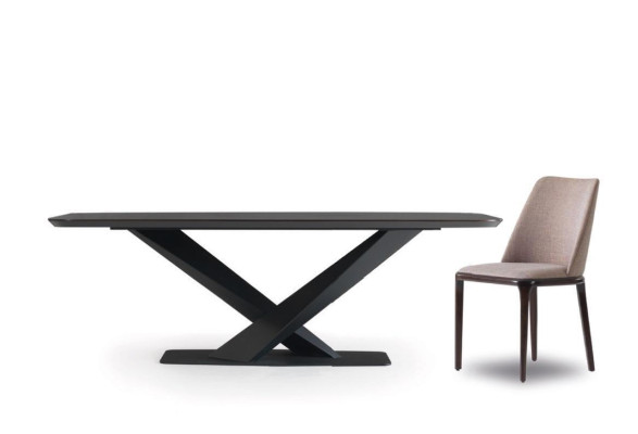 Dining table Table 4x Chairs Sideboard Mirror 7tlg Design Group Suite