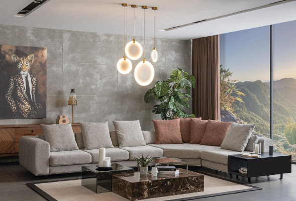 Living landscape Sofa Corner sofa Design Furniture Couch L-shape new Style Modern