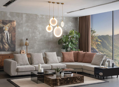Living landscape Sofa Corner sofa Design Furniture Couch L-shape new Style Modern