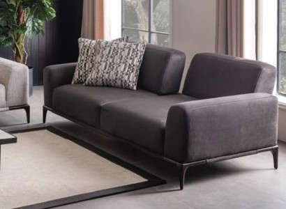 Sofa 3 Seater Brown Sofas Style Luxury Living room Modern Design Upholstery