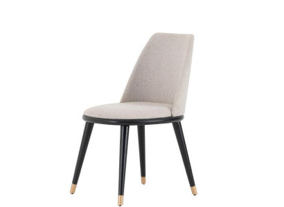Designer Mega Comfort abler beige dining room chair in a modern style