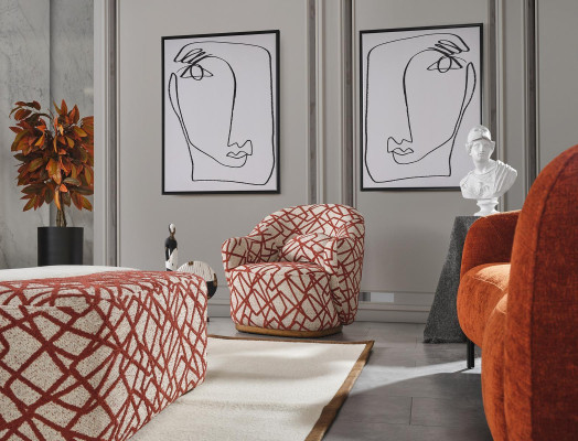 Sofa set 431 seater 3x stool set design sofas upholstery modern 6 pieces