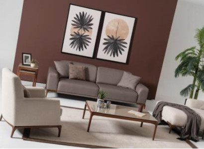Luxury design sofa set set couch coffee table side table 5 pieces.