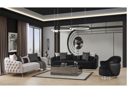Sofa set 431 Seater Coffee table Living room Set 4pcs.White new Modern