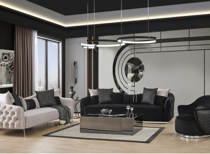 Sofa set 431 Seater Coffee table Living room Set 4pcs.White new Modern