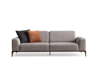 Living room Sofa 3 Seater Design Style Furniture Modern Sofas gray