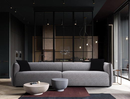 Living room Couch Couches Upholstery Sofas Design Sofa 4 Seater Textile