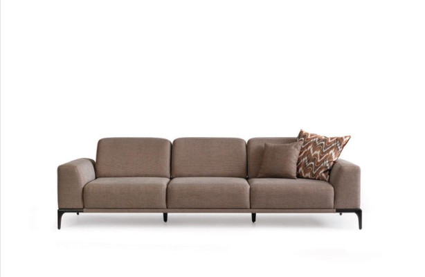 Living room three seater sofa 4 seater brown sofas new couch luxury new