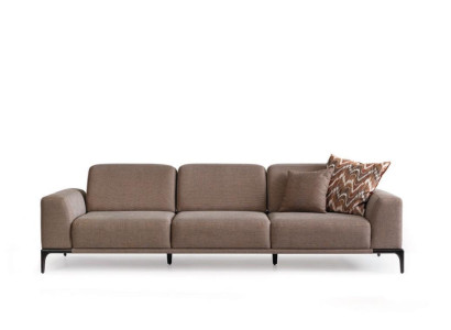 Living room three seater sofa 4 seater brown sofas new couch luxury new