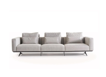 Living room Design Sofa set 4-Seater Couch White upholstered sofa new