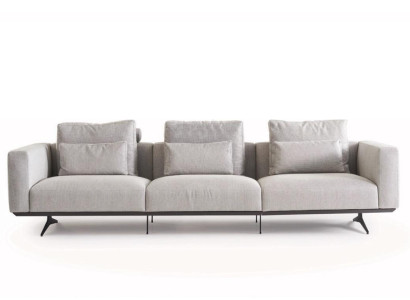 Living room Design Sofa set 4-Seater Couch White upholstered sofa new