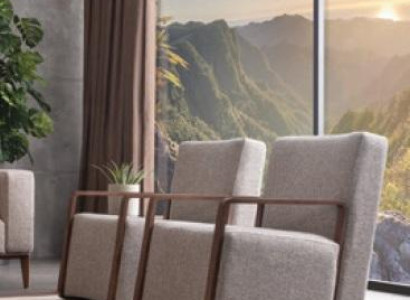Living room Armchair 1 Seater Couch Upholstery Modern Luxury Textile Design