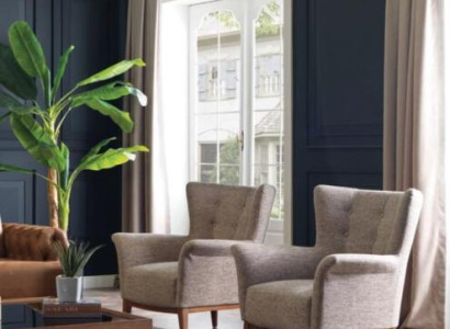 Chesterfield Armchair Couch Upholstery Luxury Wood with Textile Style Modern Lounge