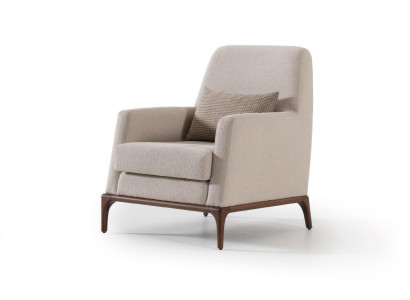 Design Sofa Armchair Couch Upholstery Luxury Textile Couches 1 Seater new gray
