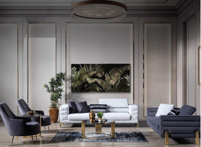 Sofa set Complete e Couch set Sofa Seater Fabric Modern Set 4 pieces