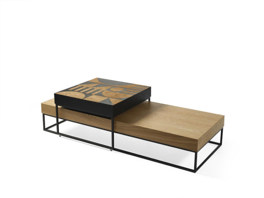 Coffee table Brown Luxury Wood Living room Design Coffee table Furniture new