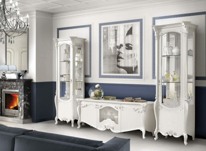 Classic Living Wall Living room Sideboard Display case TV cabinet Shelf Walls Wardrobe 3pcs.