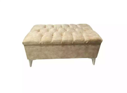 Design Stool Design Upholstery Footstool Ottoman Seat Textile Chaise Lounge