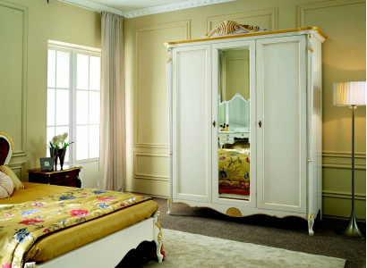 Real wood Wardrobe Italian Style Furniture Bedroom Wardrobe Real wood new