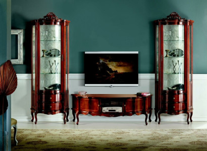 Design Italian Luxury Style Living room Furniture Display case Wardrobe Baroque Rococo Style Set