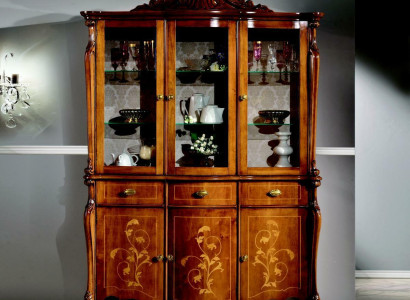 Furniture Luxury Wood Style Wardrobe Sideboard Display Cabinet Design Italian Furniture new
