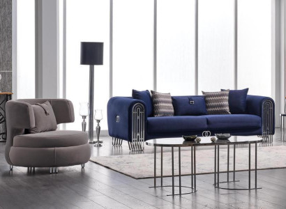Luxury Sofa set Couch Furniture 3+1 Seater Couches Sofa Upholstery Furniture 2pcs