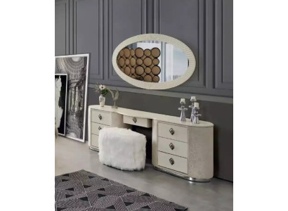 Dressing table Set Console Mirror Bedroom Furniture Design Stool Set new