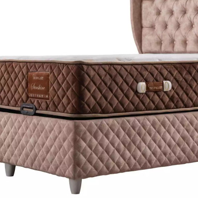 Beds hotel bed 160x200cm incl. Mattress Bed frame design soft bed bed