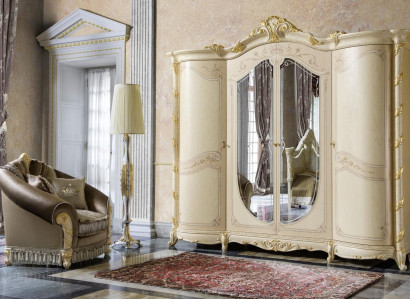 Furniture Baroque new Classic r Wardrobe Cabinets Bedroom Wardrobe Wood