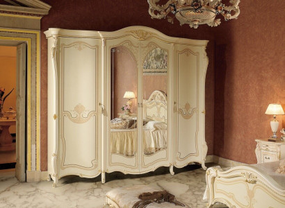 Bedroom Furniture Italy Wooden Cabinet Wardrobe Wardrobe Real wood Solid