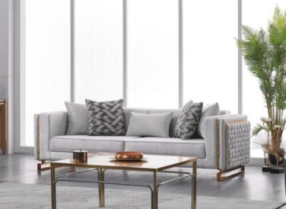 Three Seater Sofa 3 Seater Couch 245cm Furniture Upholstery Sofas Textile Fabric