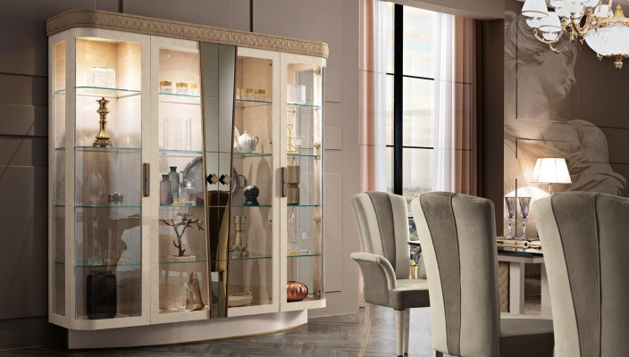 Showcases Living room Cabinets Sideboard Wardrobe Classic Display case Shelf Glass new