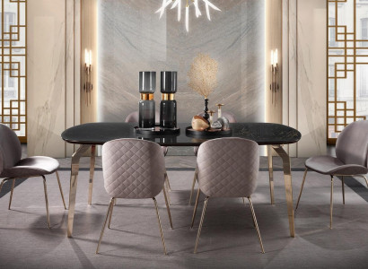 Suite Table Tables Luxury Wood Furniture new Dining room Group Complete Set 7pcs